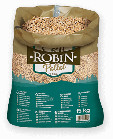 worek pelletu opałowego Robin do kupienia w Leśnicy lub sklepie internetowym